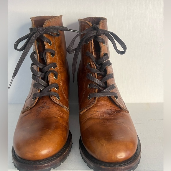 Frye Shoes - Frye Sabrina 6G Lace-Up Boots 8.5 Made USA